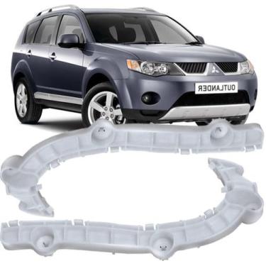 Imagem de Par de Guia Suporte do Parachoque Dianteiro Outlander 2007 a 2009 - HD