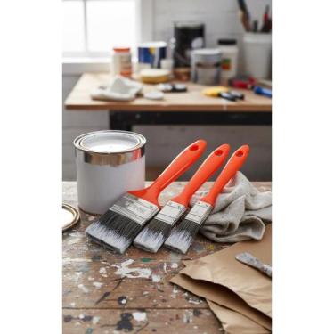 Imagem de Kit 3 Pincéis Pintura Parede Tinta Acrílica e Látex - Congratulations 