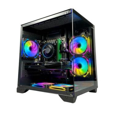 Imagem de PC Gamer Branco ou Preto Intel i5 12400  RTX 5060 8GB GDDR7  32GB RAM 