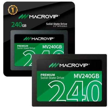 Imagem de SSD Macrovip Premium 240GB 2,5'' Sata III 6Gb/s Leitura de Até 520Mb/s