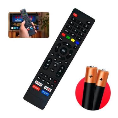 Imagem de Controle Remoto Para Tv Philco Smart Netflix Globoplay Amazon Prime Yo