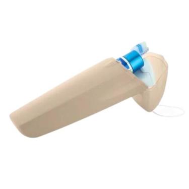 Imagem de Estojo Porta Pasta e Escova de Dente Portátil Tampa Compartimento 2 em