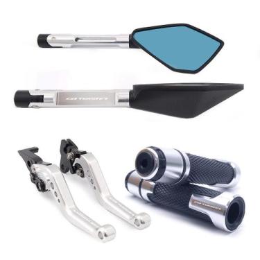 Imagem de Kit Manete Manopla Retrovisor Cbtwister 250f 300f a laser - NoBrand, P
