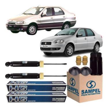 Imagem de Kit Amortecedor Traseiro Fiat Siena 1.5 8v 2004 2011 - NAKATA