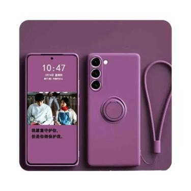 Imagem de Capa De Telefone Samsung Galaxy Com Anel Magnético De Silicone S25 S24