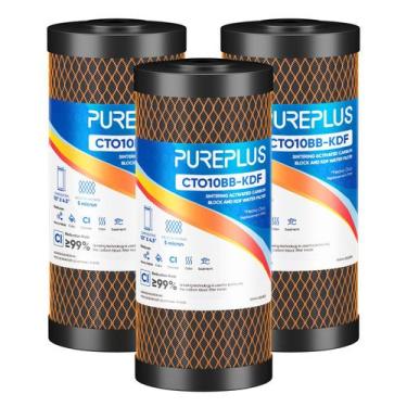 Imagem de Filtro de Água PUREPLUS 5 Micron 10 x 4,5 Carbono Ativado