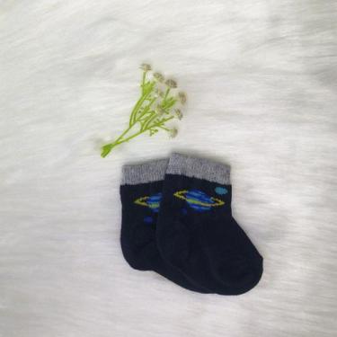 Imagem de Meia Recém Nascido Menino Estampada em Algodão FRU495 - Linda Gestante