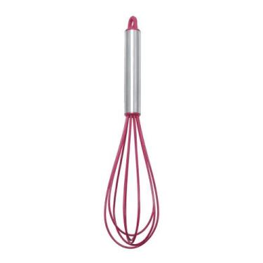 Imagem de Batedor Ovos 27cm Silicone Com Inox Elite Bolo Confeitaria - TUUT