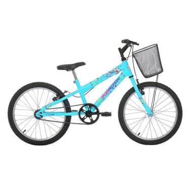 Imagem de Bicicleta Kiss Mountain Bike Aro 20 Quadro Aço 1v V-Brake Verde Tiffany Free Action