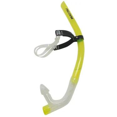 Imagem de Snorkel Respirador Frontal para Natação Pro Swim, Amarelo
