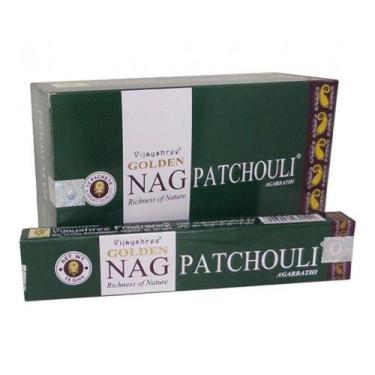 Imagem de Incenso Indiano de Massala Golden Nag Patchouli - Vijayshree