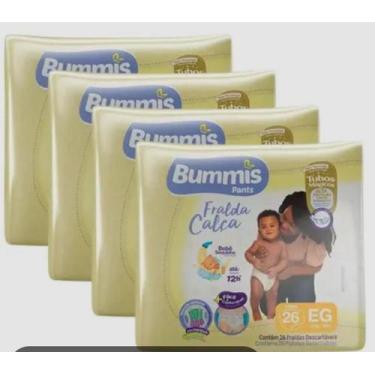 Imagem de Fralda Bummis Fralda Calça Jumbinho Tamanho M 20 Unidade, GG