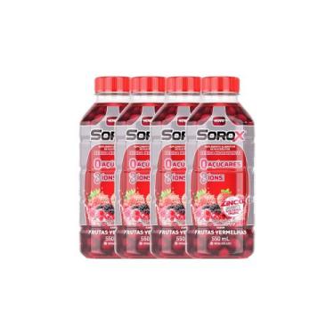 Imagem de Kit 4 Sorox Sabor Frutas Vermelhas 550ml