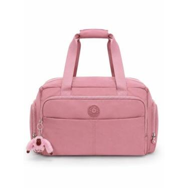 Imagem de Bolsa Viagem Grande Inspiração Kipling Academia Mala Com Alça, Rosa