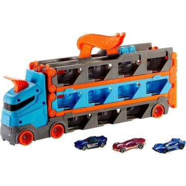 Imagem de Hot Wheels Caminhão Pista C/Carrinhos - Mattel GVG37