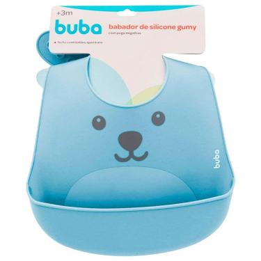 Imagem de Babador Infantil - Pega Migalhas - Gumy - Azul - Buba