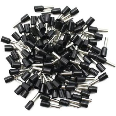 Imagem de Terminal Ilhos Simples Pre Isolado 1,5mm Preto - 100 Peças - NoBrand