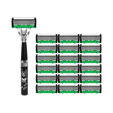 Imagem de Navalha De Segurança De Aço Inoxidável De 6 Camadas Para Homens E Mulh