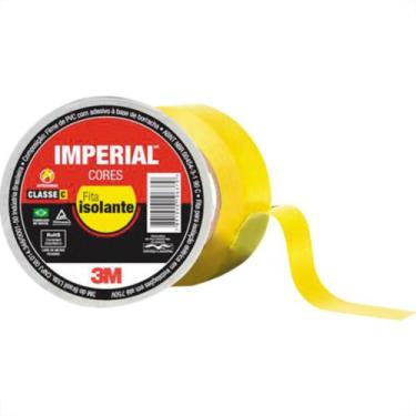 Imagem de Fita Isolante 3M Imperial 10Mx18 Amarela - Kit C/10 Unidades