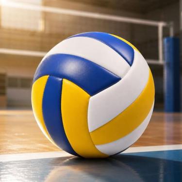 Imagem de Bola Volei N5 Jogo Praia Treino Brinquedo Quadra Grande - 99 Toys