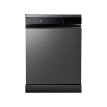 Imagem de Lava-louças Midea 16 Serviços com Função Higienizar MDWEF1633GBS1 Pret