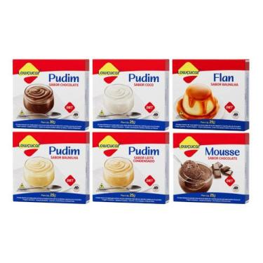 Imagem de Mix 6 misturas doces com baixa adição de açucares lowçucar