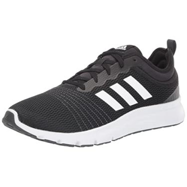 Imagem de adidas Tênis de corrida masculino Flex 2 Trail, Preto/Branco/Carbono, 9.5