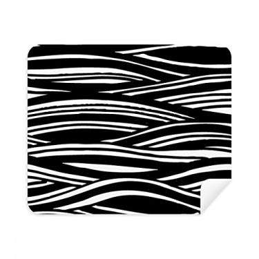 Imagem de Pano de limpeza de textura ondulada Woodcut Painting Limpador de tela 2 peças de tecido de camurça