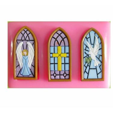 Imagem de Molde De Siliconejanela Igreja Batizado