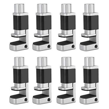 Imagem de Fixador de clipe ajustável, fixação de tela LCD clipe de fixação de fixação de clipe de liga de alumínio ferramenta de reparo para celular (8 peças)