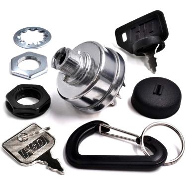 Imagem de Interruptor HD substitui cavalo de roda toro 92-6785, 101917, interruptor de ignição de partida - Atualização de proteção definitiva com chave de guarda-chuva - 3 chaves e mosquetão grátis