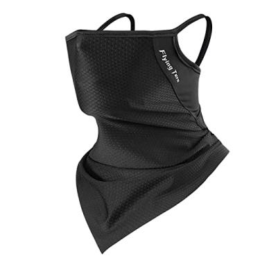 Imagem de Qudai Cobertura facial ciclismo respirável verão proteção solar lenço facial máscara bandana para ciclismo caminhada pesca