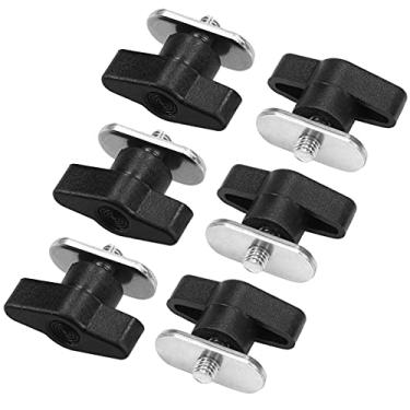 Imagem de Wemay 6 conjuntos de parafusos de caiaque, porcas, ferragens para sistema de montagem em trilhos de caiaque, sistema de montagem de trilhos de caiaque, acessórios para barcos de pesca