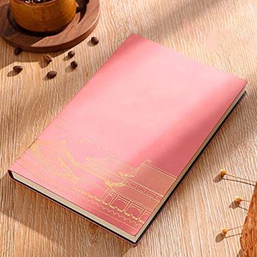 Imagem de A5 200 páginas notebook bloco de notas agenda diário plano para escrever notas de estudante notas escolares material educacional de escritório, L, A5