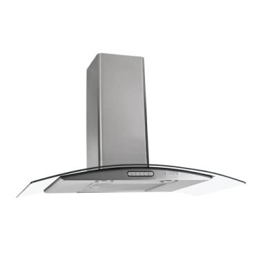 Imagem de Fogatti Vidro Curvo Duto Slim 127 V New Order Coifa De Parece Cvc Slim Inox 75cm