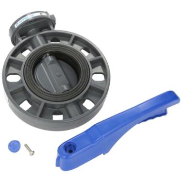 Imagem de Hayward Válvulas Borboleta BYC Series BYC1040E1LGB de PVC, 10 cm, cinza