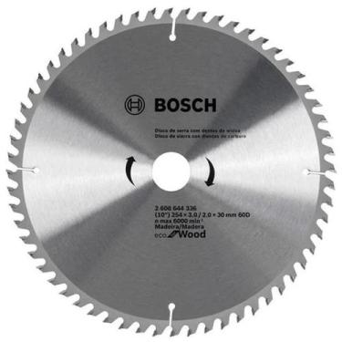 Imagem de Disco Para Serra Circular Bosch 10, 60 Dentes