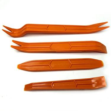 Imagem de Kit Espatula Nylon Desmontar Painel Moldura Portas Carros