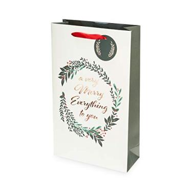 Imagem de Cakewalk (Bags) Merry Everything Bolsa de vinho Cakewalk com garrafa dupla, tamanho único