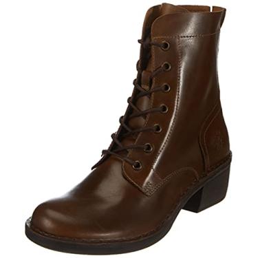 Imagem de Fly London Botas Femininas de Inverno no Tornozelo, Camelo, 5
