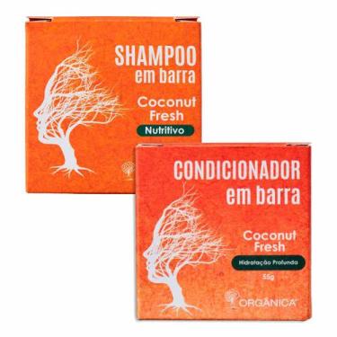 Imagem de Kit Shampoo E Condicionador Em Barra Coconut Fresh - Orgânica