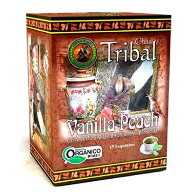 Imagem de Chá Orgânico Mate Sabor Baunilha e Pêssego Tribal 22,5g