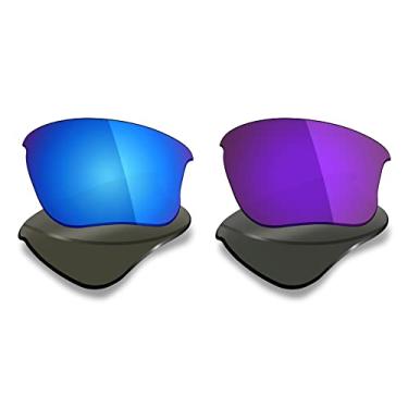 Imagem de 2 pares de lentes polarizadas de substituição da Mryok para óculos de sol Oakley Flak Jacket XLJ – Opções