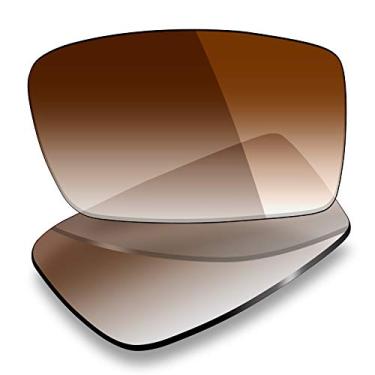 Imagem de Lentes de reposição polarizadas da Mryok para Oakley Gascan – Cor marrom gradiente