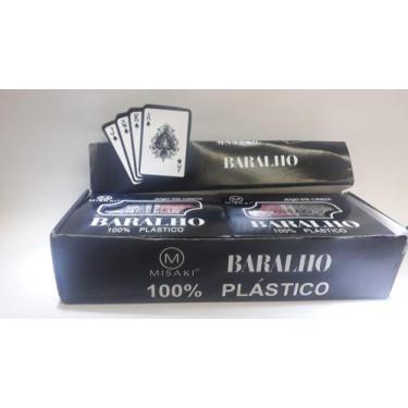 6 Baralhos Jogos de Cartas 100% Plástico c/ 108 Cartas Original em Promoção  na Americanas