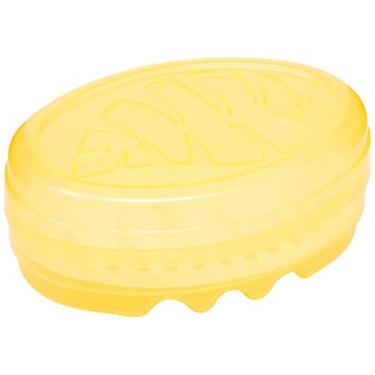 Imagem de Marilu Saboneteira Oval Laranja com Grelha - Ideal para Viagens e Banheiros - Design Prático e Durável