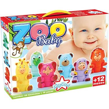 Imagem de Big Star Brinquedo Educativo Zoo Baby Encaixe Monta e Desmonta
