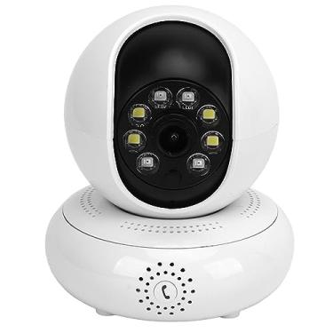 Imagem de Câmera de Segurança Doméstica Interna, Câmera de Segurança Sem Fio de Visão Noturna Infravermelha AI Rastreamento Humano Qualidade de Imagem Clara YT71 para Casa (plugue americano)