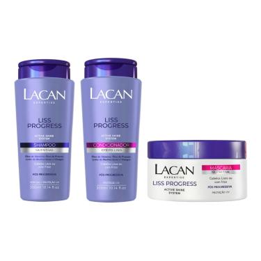 Imagem de Kit Lacan Liss Progress Shampoo Condicionador Mascara