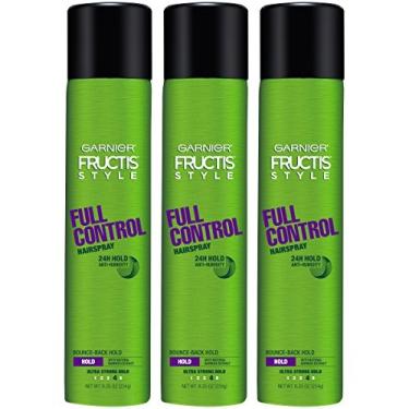 Imagem de Garnier Fructis Style Full Control Hairspray, Todos os Tipos de Cabelo, 8,25 oz. (a embalagem pode variar), 3 Contagem